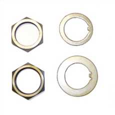 Axle Spindle Nut And Washer Kit